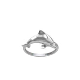 Jumping Dolphin Sterling Silver Ring by DiveSilver